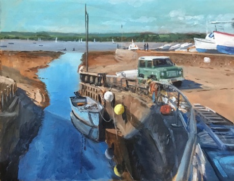 "Sunny Day Lympstone" 46 x 36cm
£495 framed £425 unframed